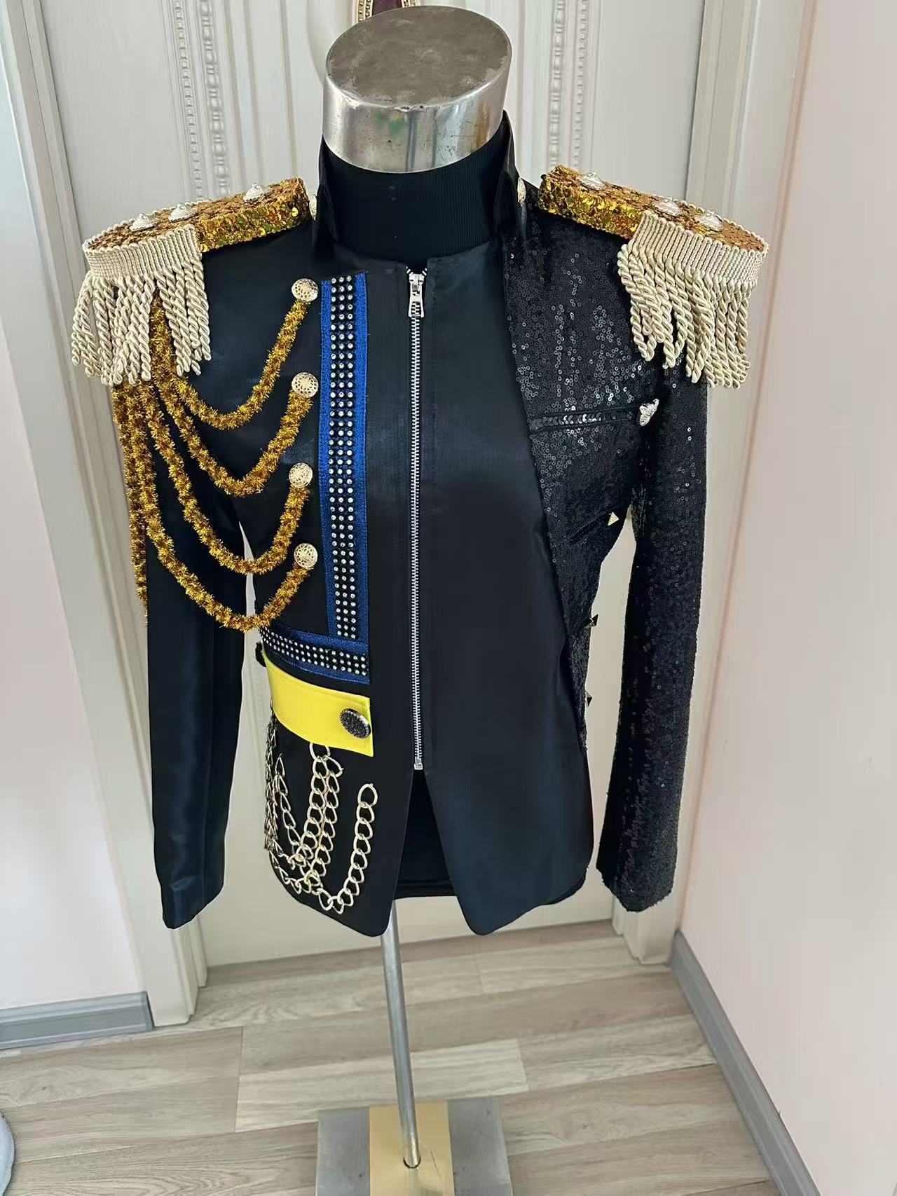Formal Wear For Men In Wedding - Neue Männer Quaste Königliche Jacke Hochzeit