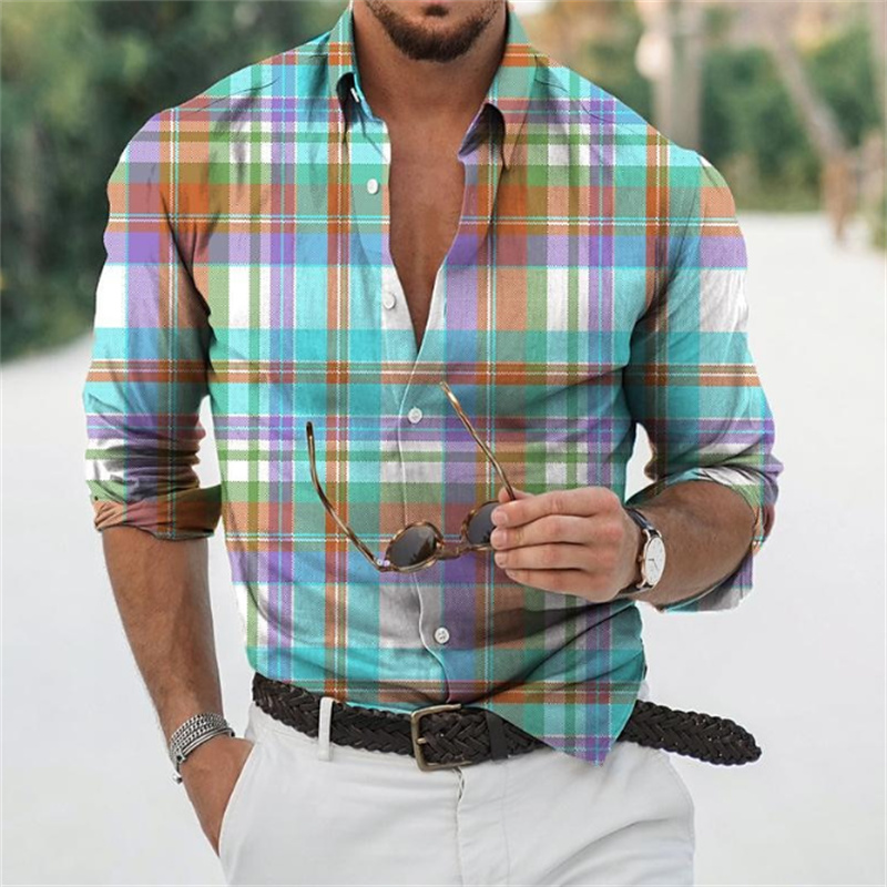 Men Formal Wear Shop - Herren hemd Button-up-Hemd Freizeit hemd 3d
