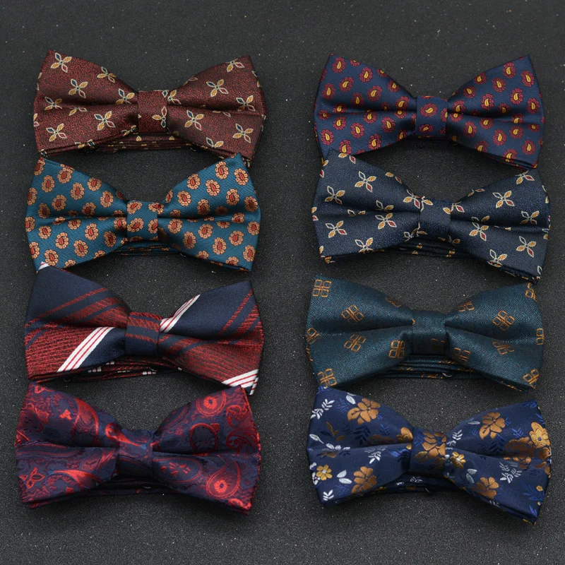 Formal Wear For Men In Wedding - Fliege für Herren, Hochzeit, Doppelkrawatte, Bräutigam,