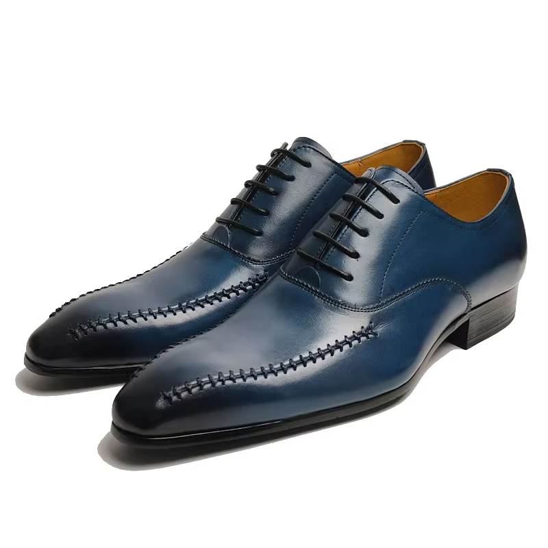 High End Men'S Formal Wear - Hochwertige Luxus-Herren-Kleiderschuhe aus echtem Leder mit