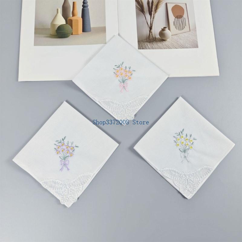 Farbiges, mit Blumen bestickte – Monogrammed Handkerchief Bewertung und Preis