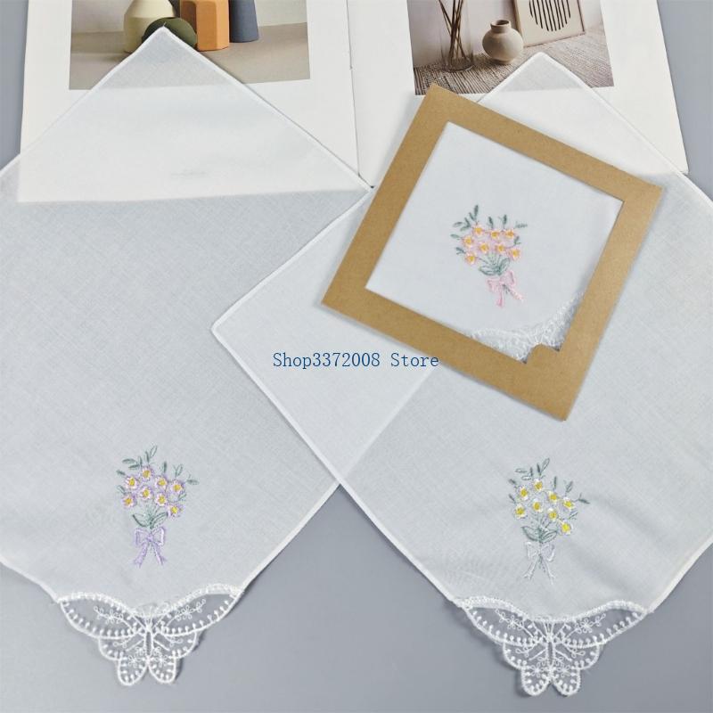 Farbiges, mit Blumen bestickte – Monogrammed Handkerchief Bewertung und Preis
