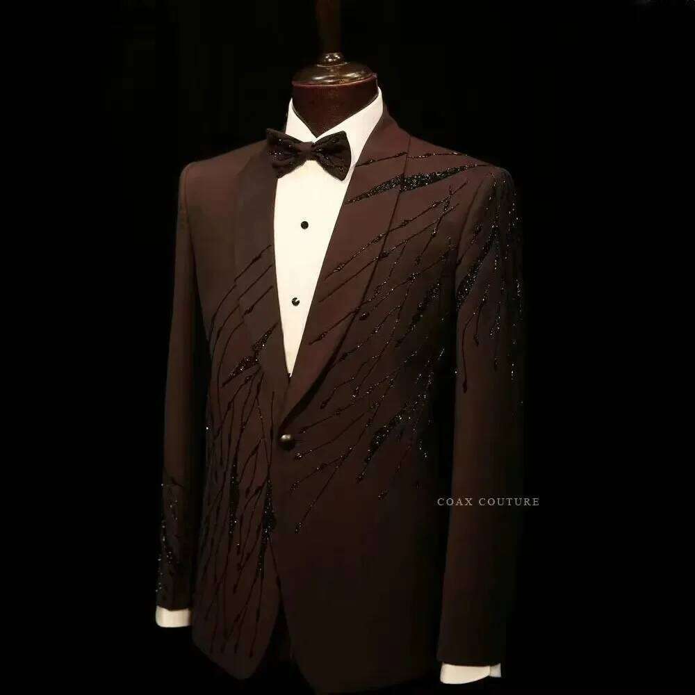 Braune Hochwertige Formelle He – High End Men'S Formal Wear Bewertung und Preis