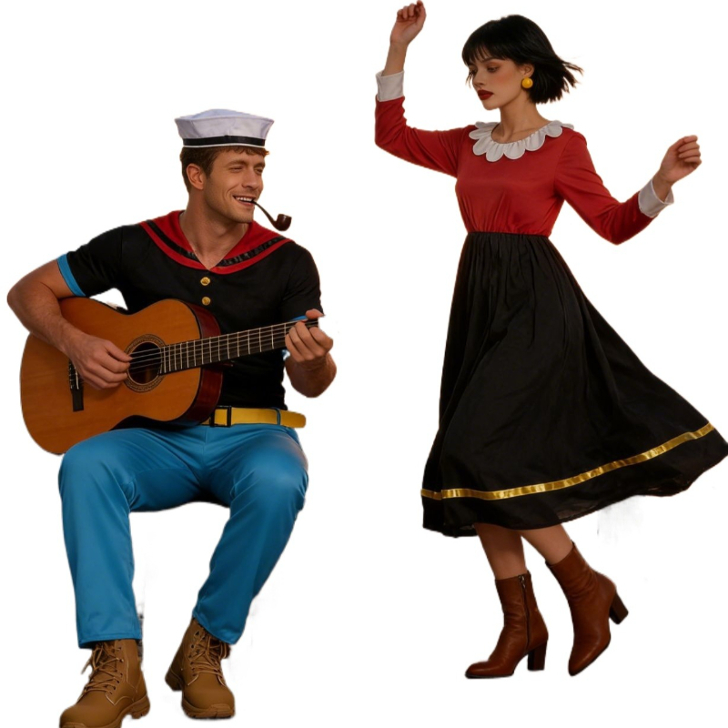 Damen Olivgrünes Popeye-Kostüm – Men Formal Wear Set Bewertung und Preis