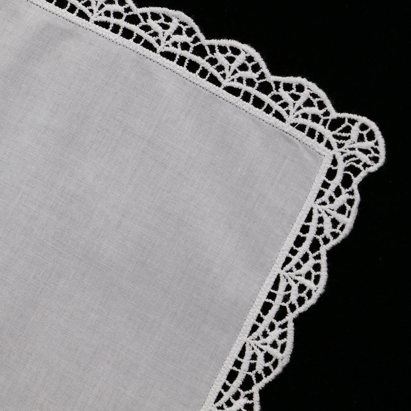 D003 Weiße 100% Baumwolle 100  – Monogrammed Handkerchief Bewertung und Preis
