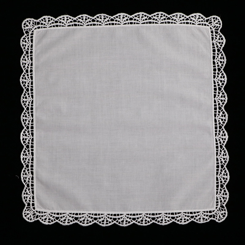 D003 Weiße 100% Baumwolle 100  – Monogrammed Handkerchief Bewertung und Preis