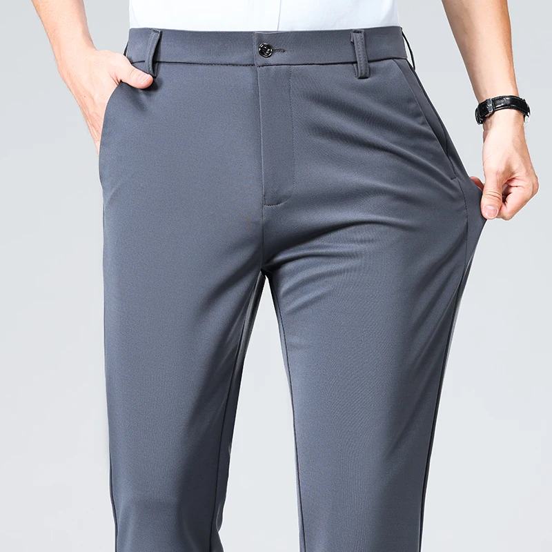 Frühling Sommer Dünne Hosen Mä – Men Formal Wear Outfits Bewertung und Preis