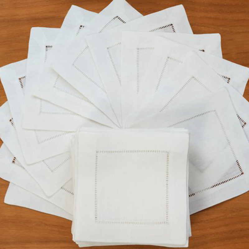 12-teilige Cocktailserviette,  – Monogrammed Handkerchief Bewertung und Preis