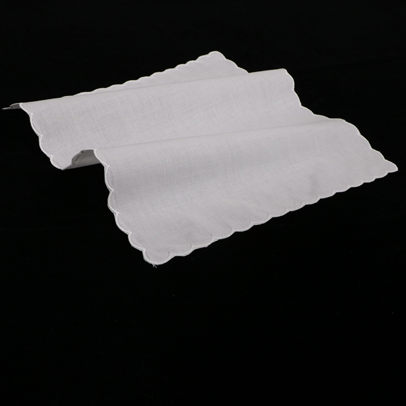 A011 Weiße Baumwolltaschentüch – Monogrammed Handkerchief Bewertung und Preis