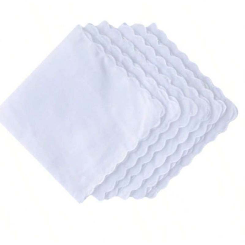 6 Stück/Baumwoll-Taschentücher – Monogrammed Handkerchief Bewertung und Preis