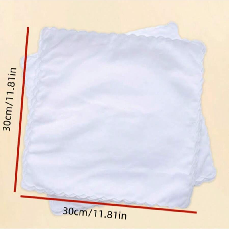 6 Stück/Baumwoll-Taschentücher – Monogrammed Handkerchief Bewertung und Preis