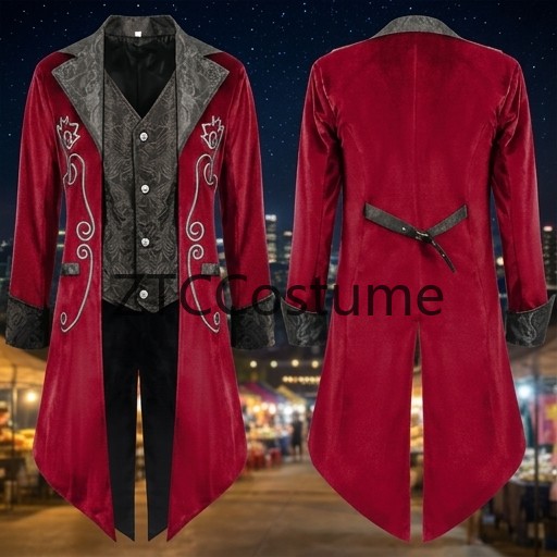 Steampunk viktorianischer Frac – Men'S Medieval Formal Wear Bewertung und Preis