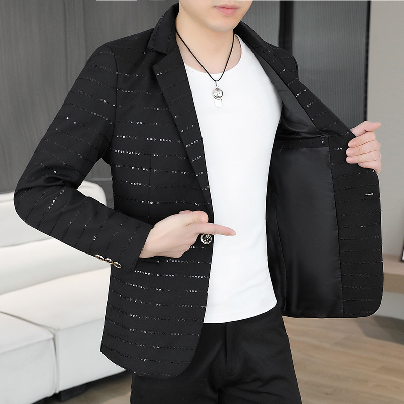 Herren-Blazer mit Pailletten i – High End Men'S Formal Wear Bewertung und Preis