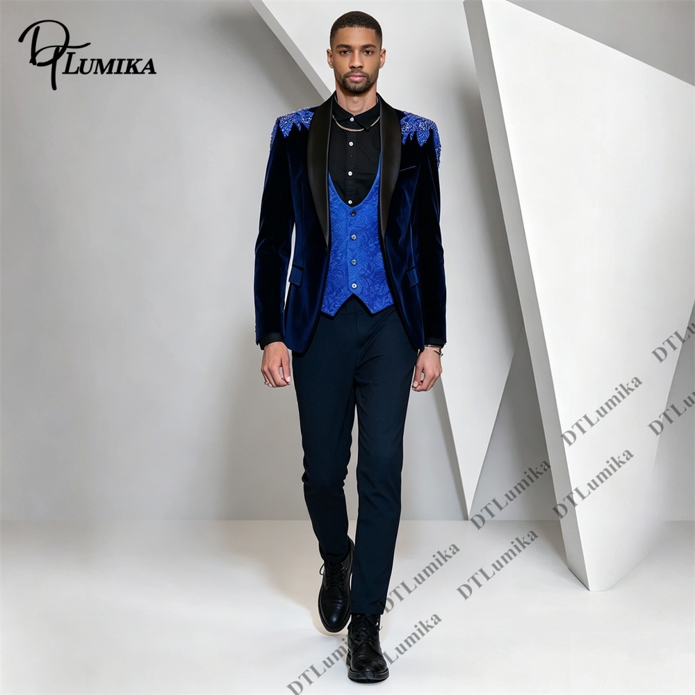 Peagent Herren 3-teiliger Samt – Formal Wear For Men In Wedding Bewertung und Preis
